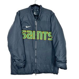 SAINTS NIKE black winter coat